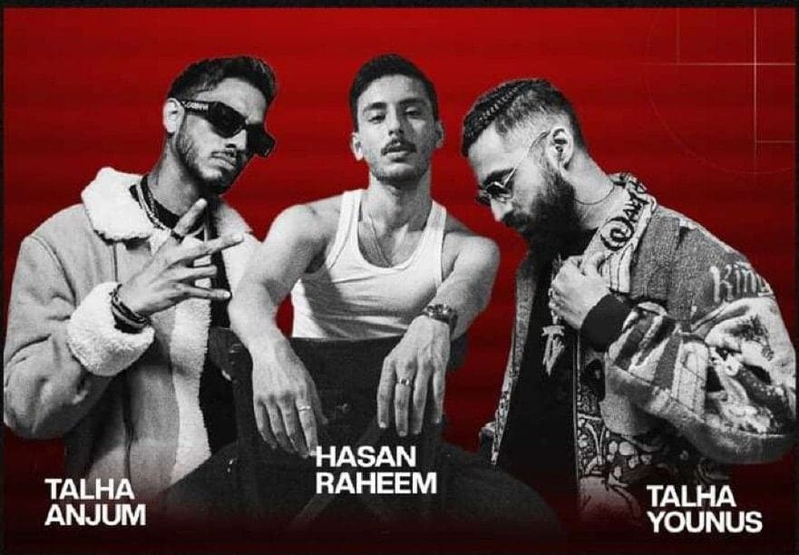 Artist line-up: Talha Anjum, Hasan Raheem and Talha Younus
