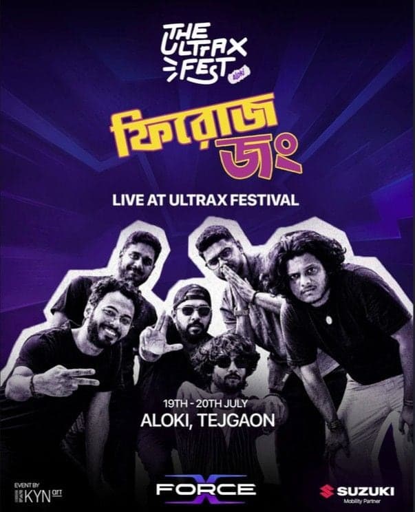 “Firoze Jong live at UltraX Festival” poster