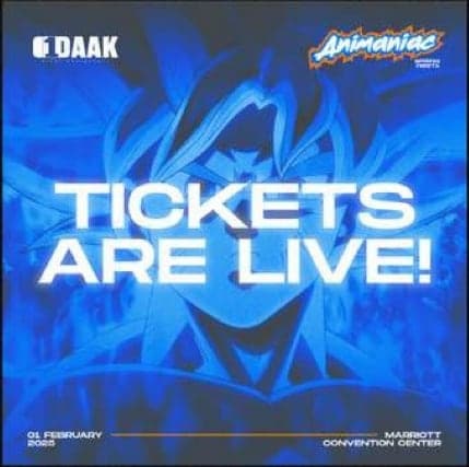 “Tickets are live!” post