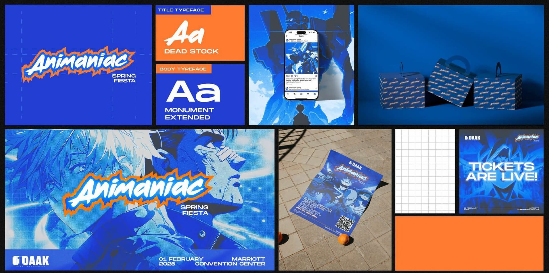 Animaniac Spring Fiesta brand board from the Lime portfolio