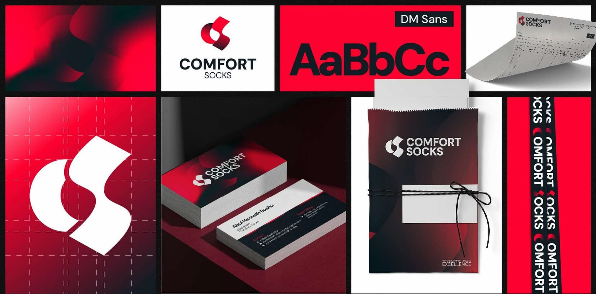 Comfort Group brand board from the Lime portfolio (2 of 2)